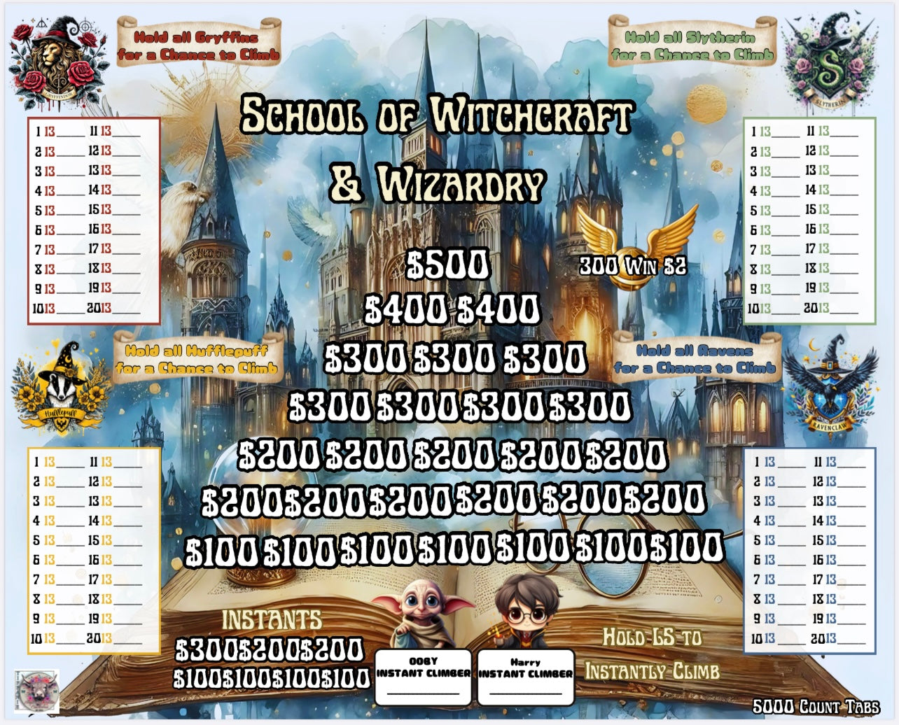 2pt Harry Potter-IN STOCK