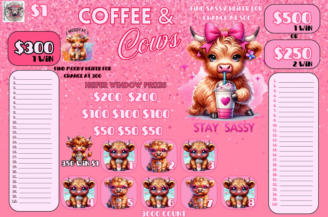 1pt Coffee & Cows- pre order arriving late May