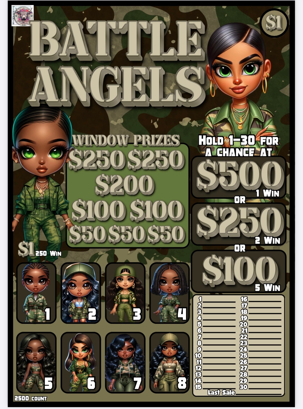 1pt chips- Battle angels